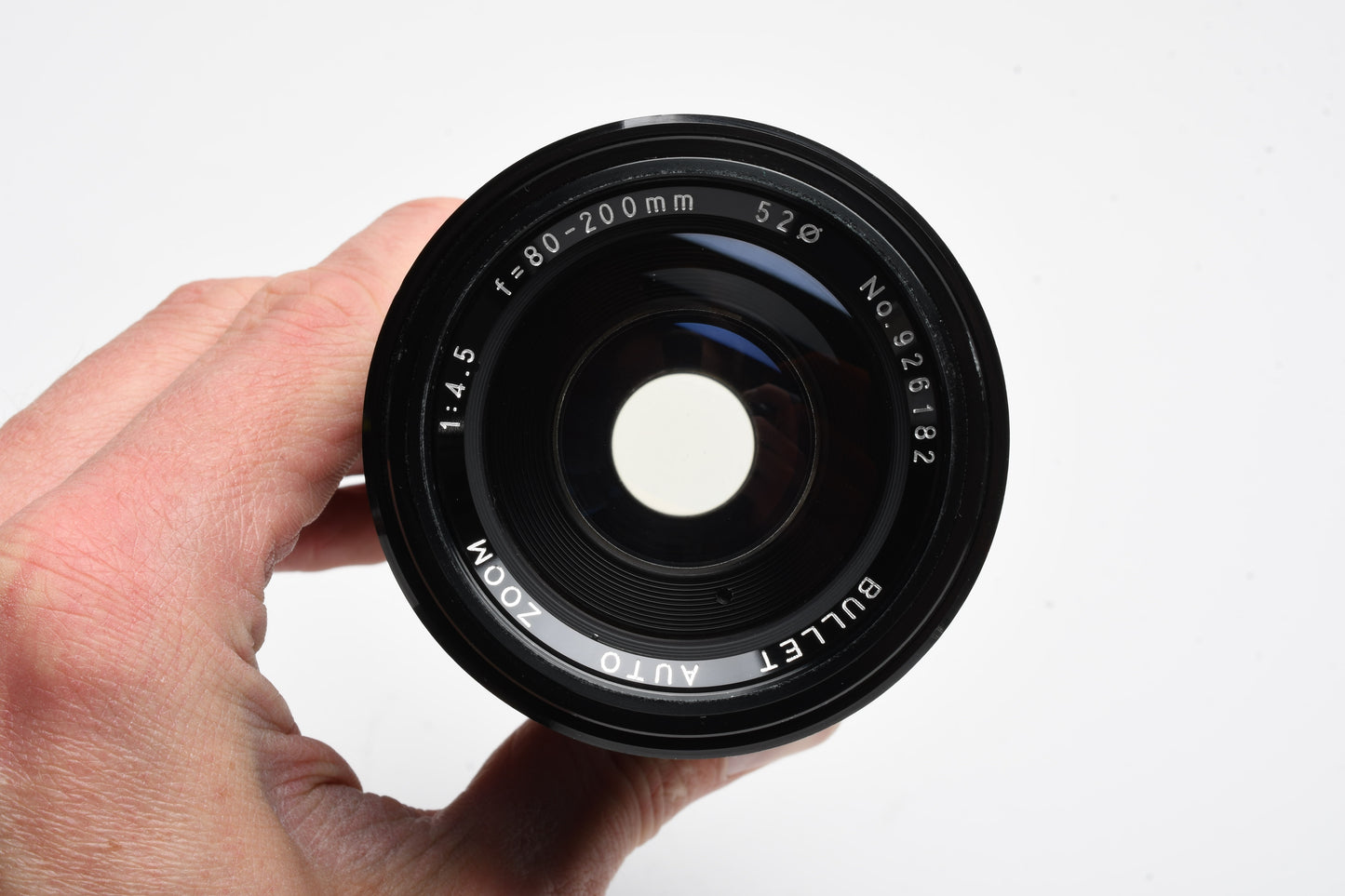 Bullet 80-200mm f4.5 w/Case+UV, Good!, Canon FD Mount