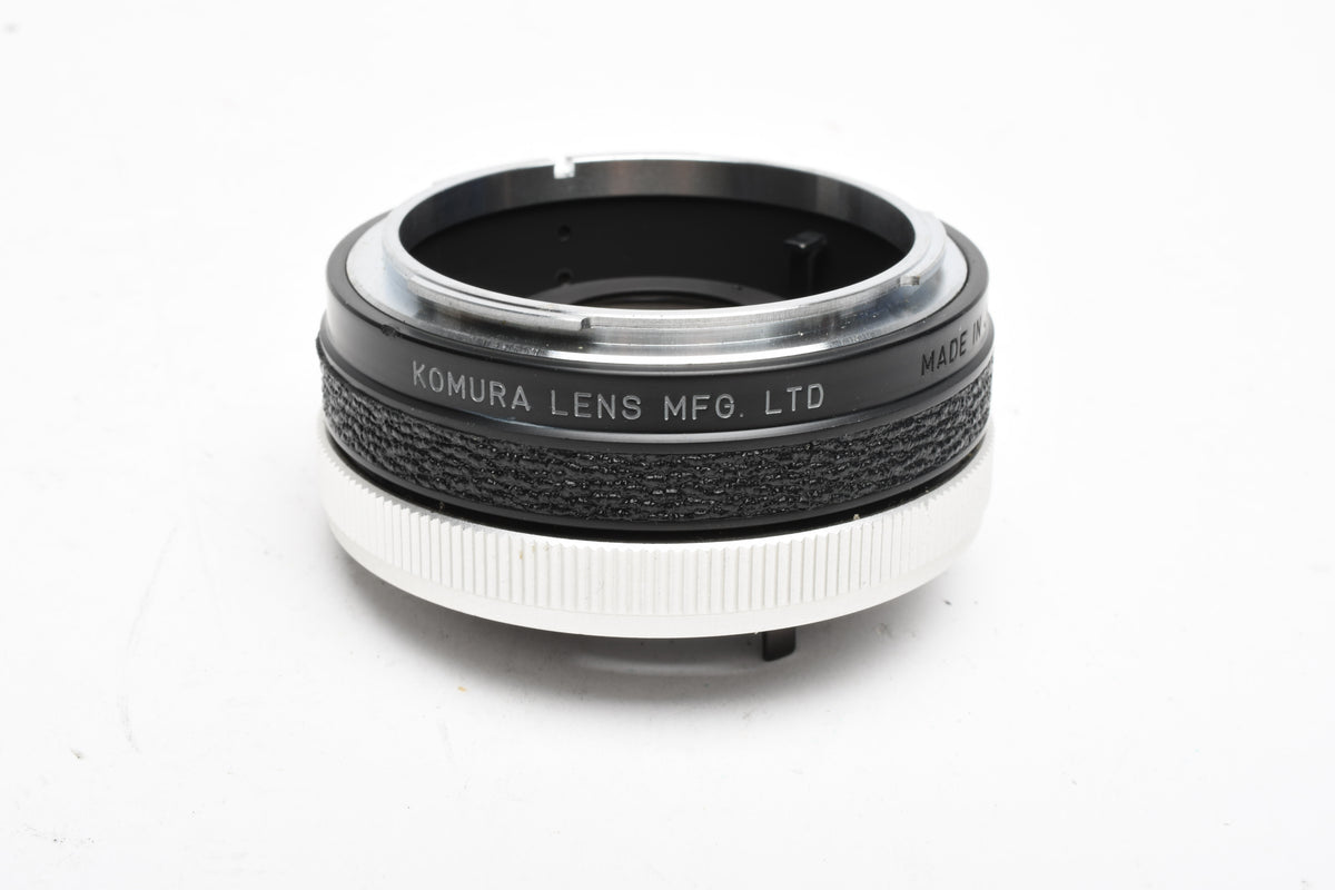 Komura Telemore95 2X teleconverter for Canon FD, Mint-, Case+Box