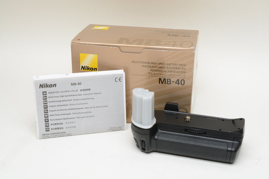 Nikon MB-40 Multi Power High Speeds Battery Pack for Nikon F6, Mint, Boxed