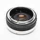 Komura Telemore95 2X teleconverter for Canon FD, Mint-, Case+Box