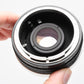 Komura Telemore95 2X teleconverter for Canon FD, Mint-, Case+Box