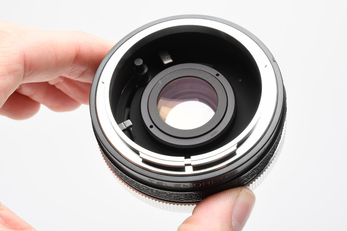 Komura Telemore95 2X teleconverter for Canon FD, Mint-, Case+Box