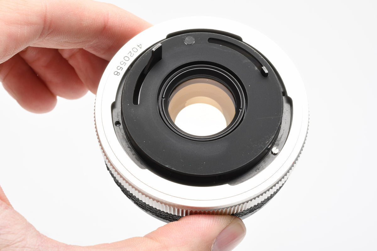 Komura Telemore95 2X teleconverter for Canon FD, Mint-, Case+Box