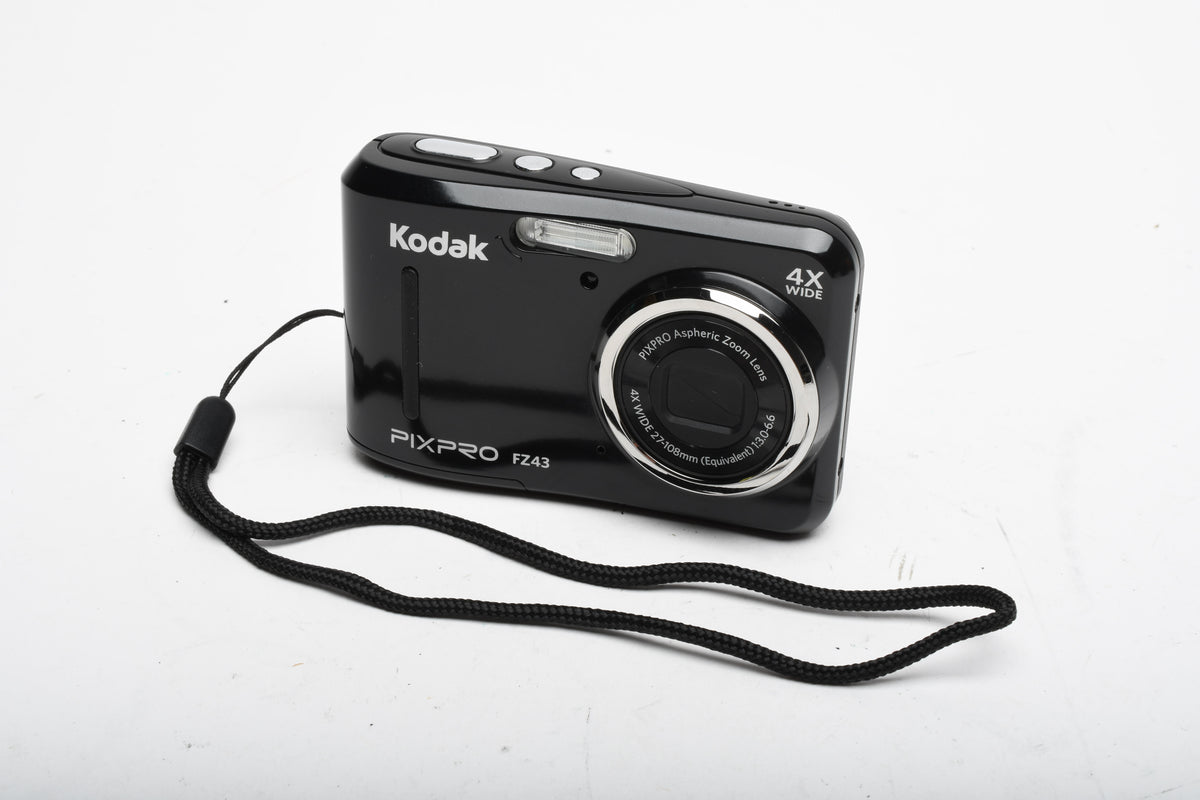 Kodak FZPro FZ43 16MP Digital Point&Shoot camera (Black), Strap, Great!