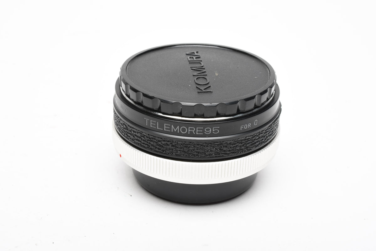 Komura Telemore95 2X teleconverter for Canon FD, Mint-, Case+Box