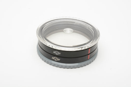 Set of 2 Zeiss Proxar filters (1m and .5m), Very clean
