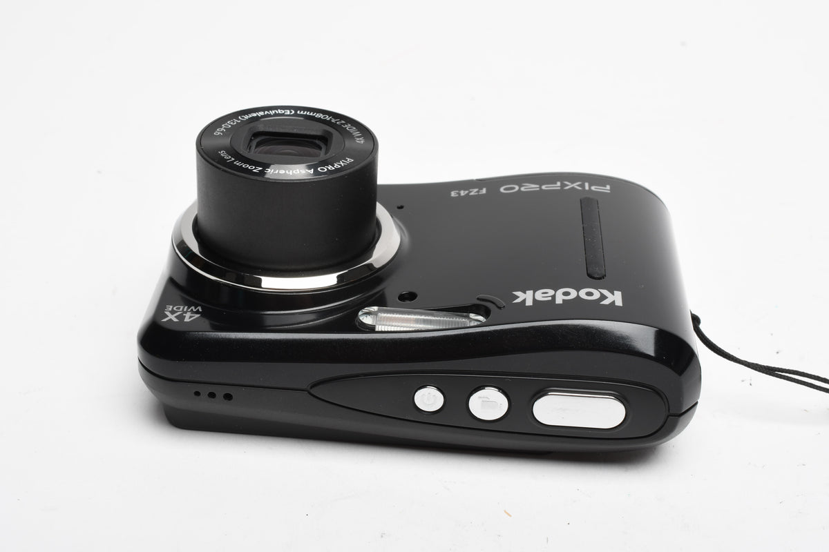 Kodak FZPro FZ43 16MP Digital Point&Shoot camera (Black), Strap, Great!