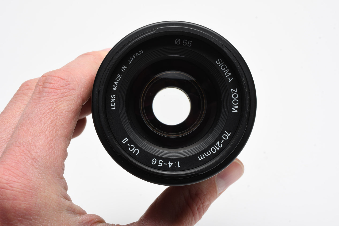 Sigma UC-II 70-210mm f4-5.6 zoom w/Hood, Sky, caps, Canon FD Mount