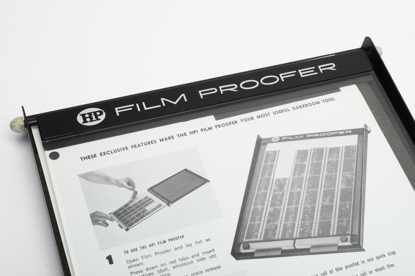 HiP Contact Darkroom Proof Printer - 9" x 11" Glass 6 strips x 6 frames