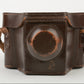 Korelle B eveready fitted case, Brown leather, clean, w/strap, Rare find