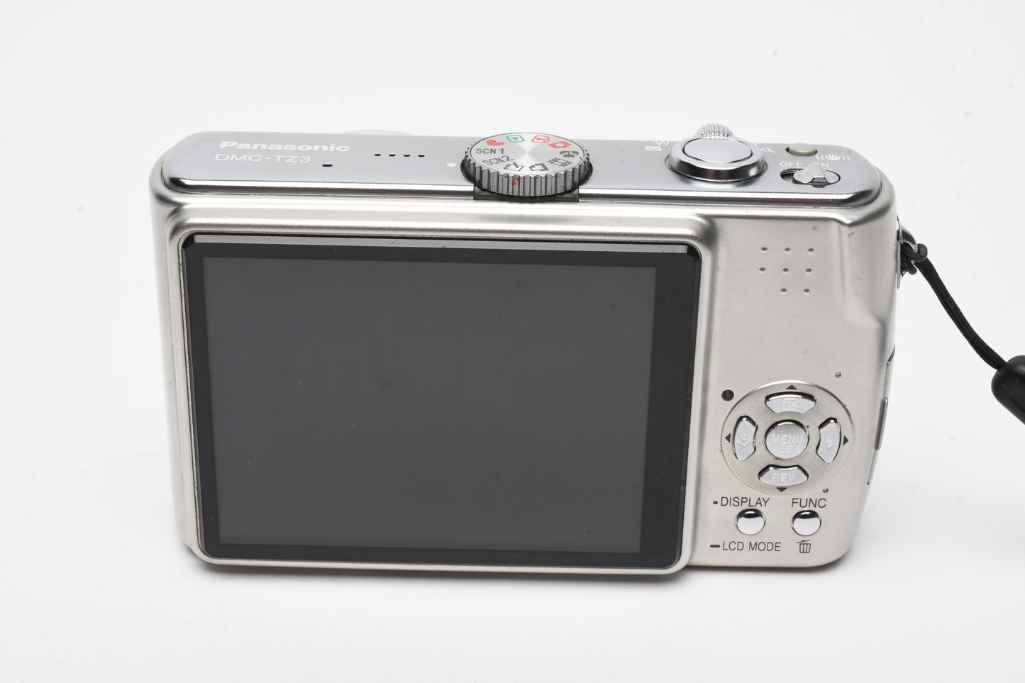 Panasonic Lumix DMC-TZ3 7.2MP Digital Point&Shoot camera, case, manual, Tested