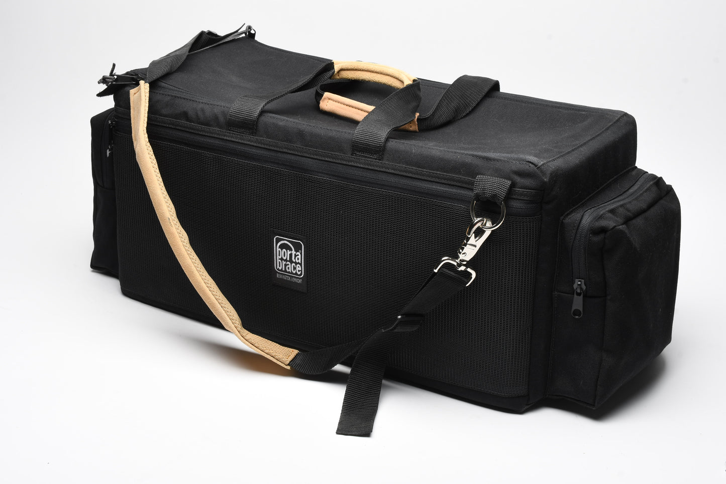 PortaBrace Semirigid Cargo Case +2X Lens pouches ~23x10x10, Mint-
