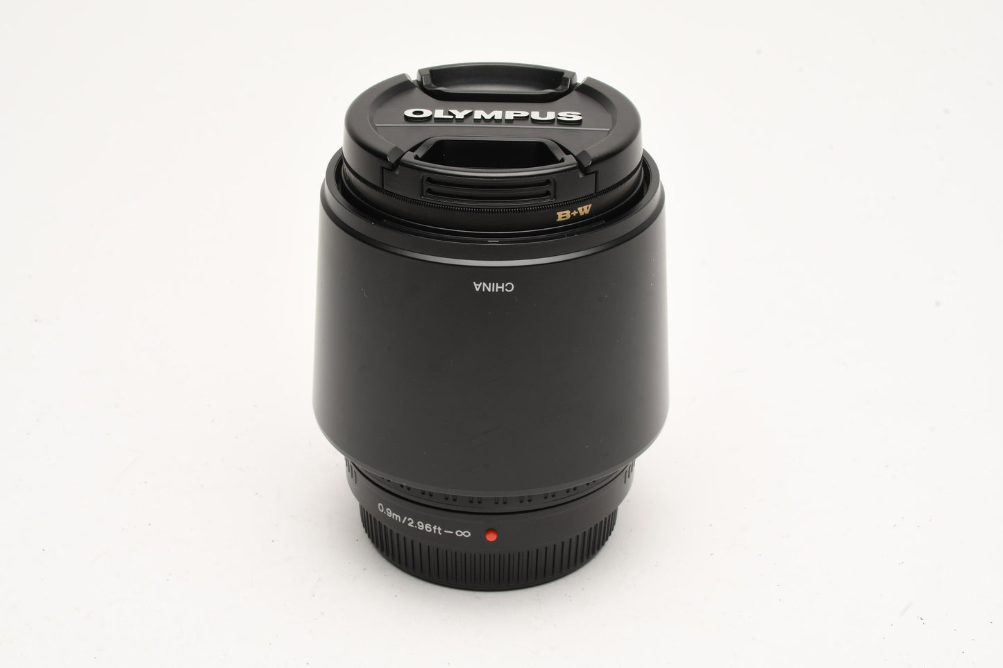 Olympus 40-150mm f4-5.6 ED Zuiko Digital 4/3 Mount, B+W UV, Pouch, Hood, Caps