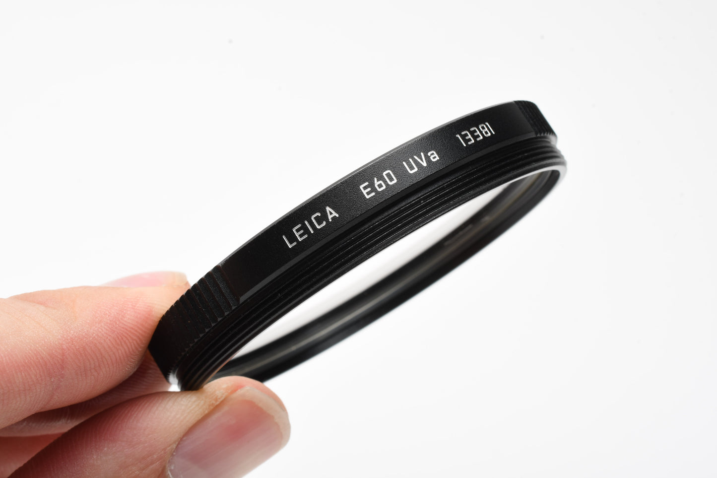 Leica E60 13381 UV filter in jewel case, Mint-