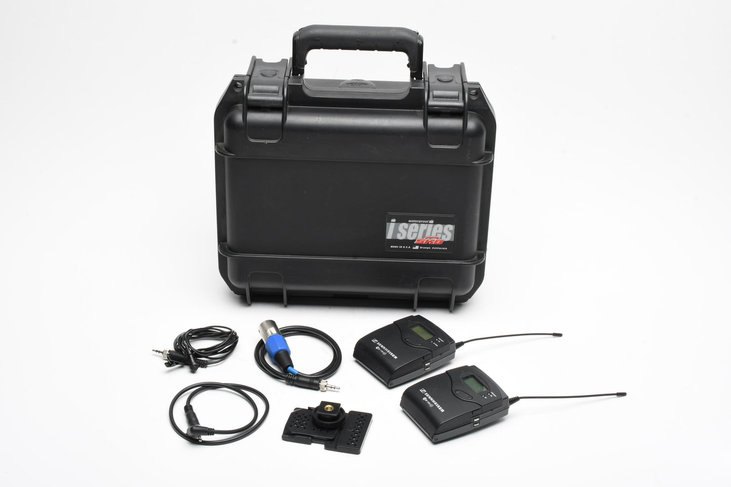 Sennheiser EK100 + SK100 G2 Body Pack Transmitter Receiver, mic, case, Great