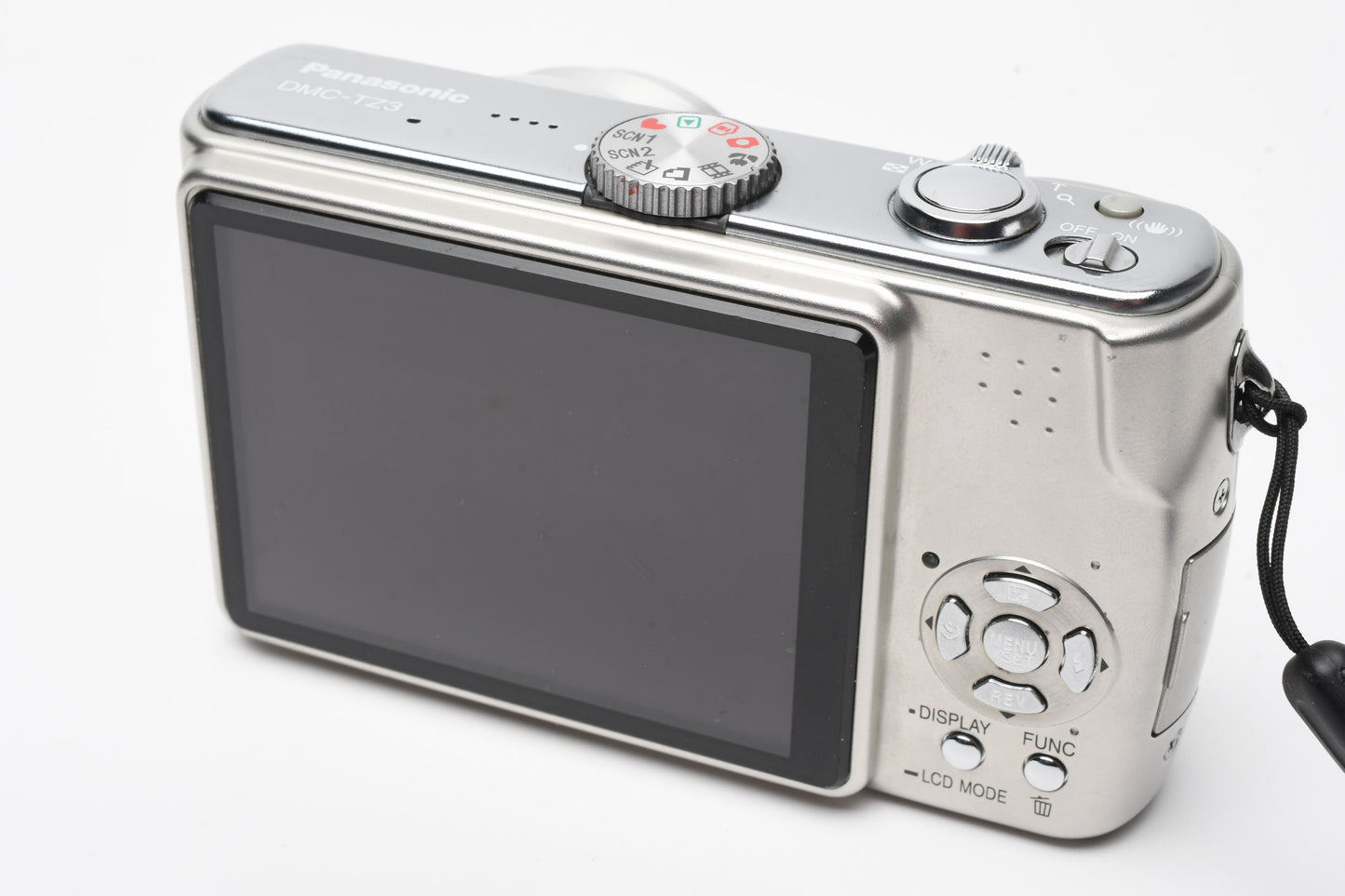 Panasonic Lumix DMC-TZ3 7.2MP Digital Point&Shoot camera, case, manual, Tested