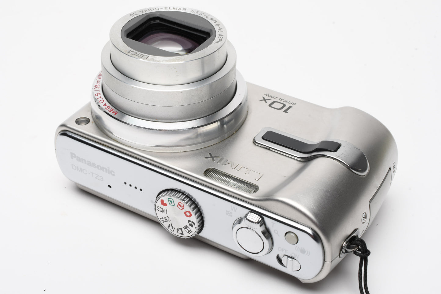 Panasonic Lumix DMC-TZ3 7.2MP Digital Point&Shoot camera, case, manual, Tested