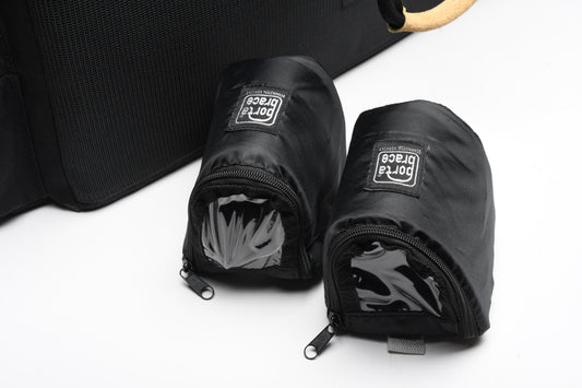 PortaBrace Semirigid Cargo Case +2X Lens pouches ~23x10x10, Mint-