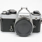 Nikon FE chrome 35mm SLR body, new seals, very clean, nice!