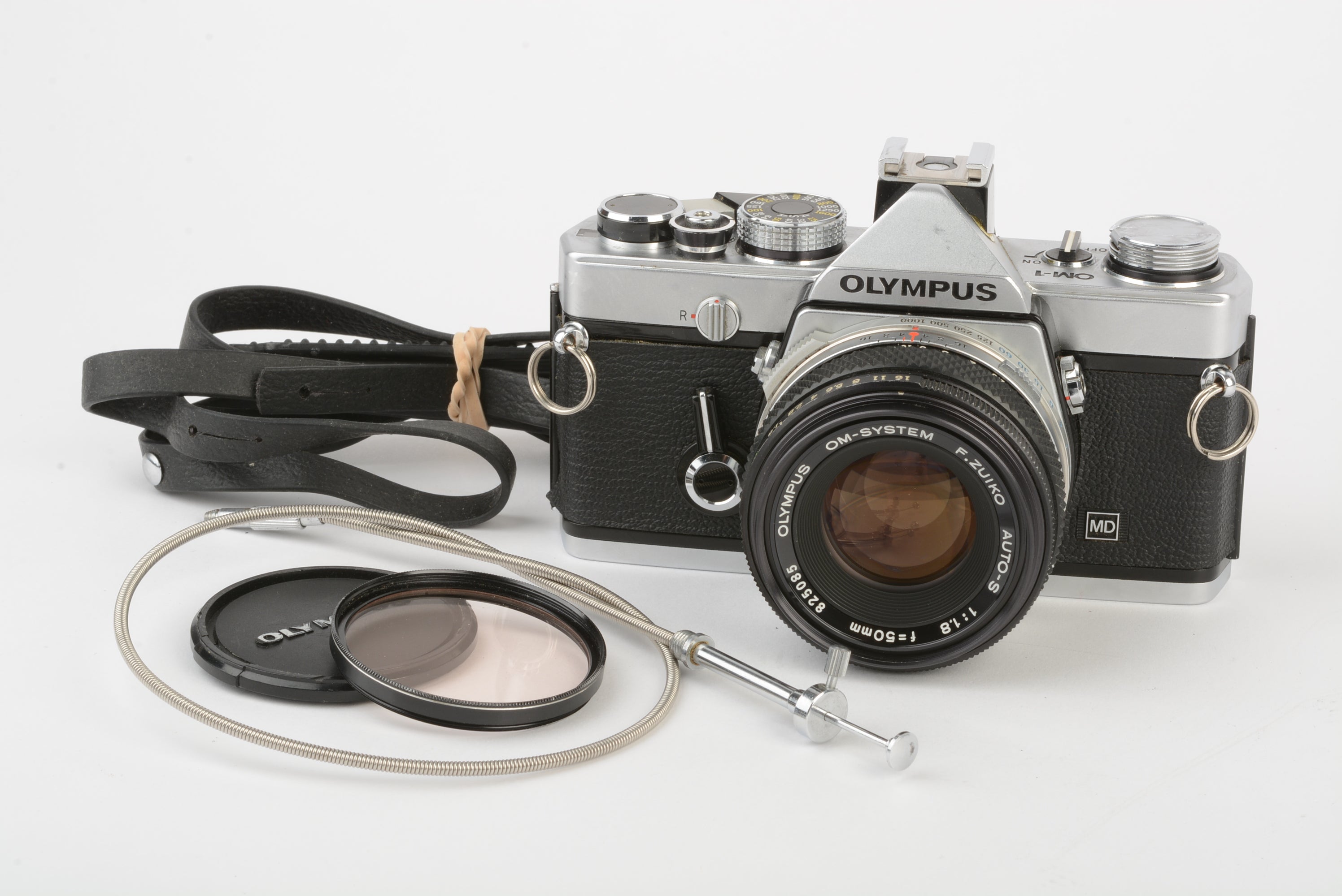 Olympus OM-1 35mm SLR w/Olympus Zuiko 50mm f/1.8 Lens, new seals