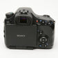 Sony A65 SLT-A65V w/18-55mm zoom, 2batts, charger, UV, Only 8227 Acts!