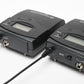 Sennheiser EK100 + SK100 G2 Body Pack Transmitter Receiver, mic, case, Great