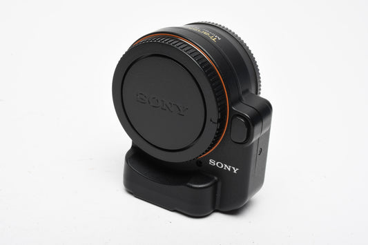 Sony LA-EA2 A-Mount Adapter w/Caps, Mint-