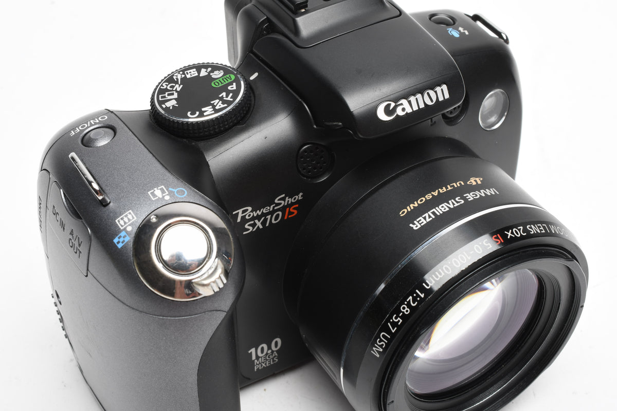 Canon Powershot SX10 IS 10MP Point&Shoot camera, Manual, Cap+strap, Tested