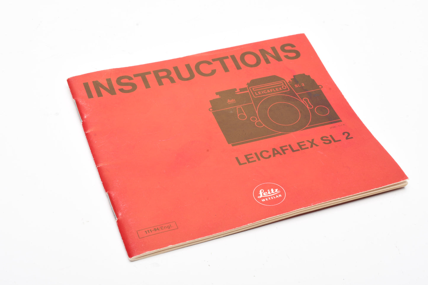 Leica Leitz LeicaFlex SL 2 Camera Instruction Manual (English) Clean