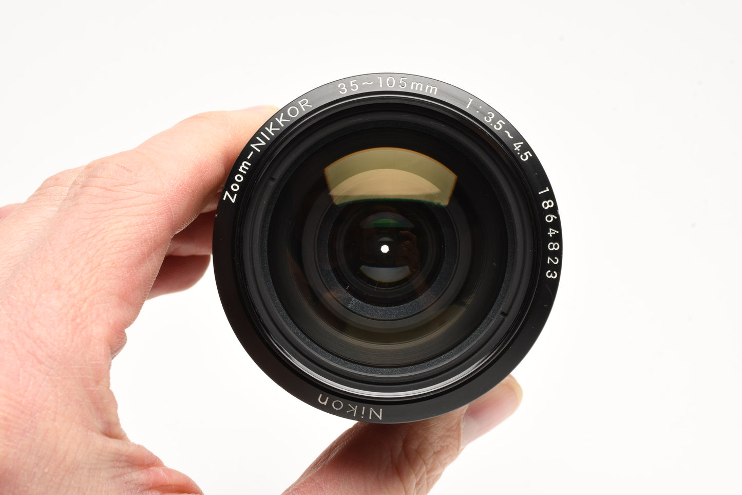 Nikon AF Nikkor 35-105mm f3.5-4.5 zoom lens, caps, Good!