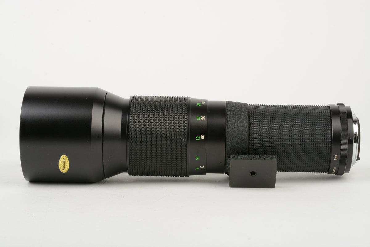 Vivitar 400mm f5.6 Telephoto lens for Pentax PK Mount, Mint-, Boxed