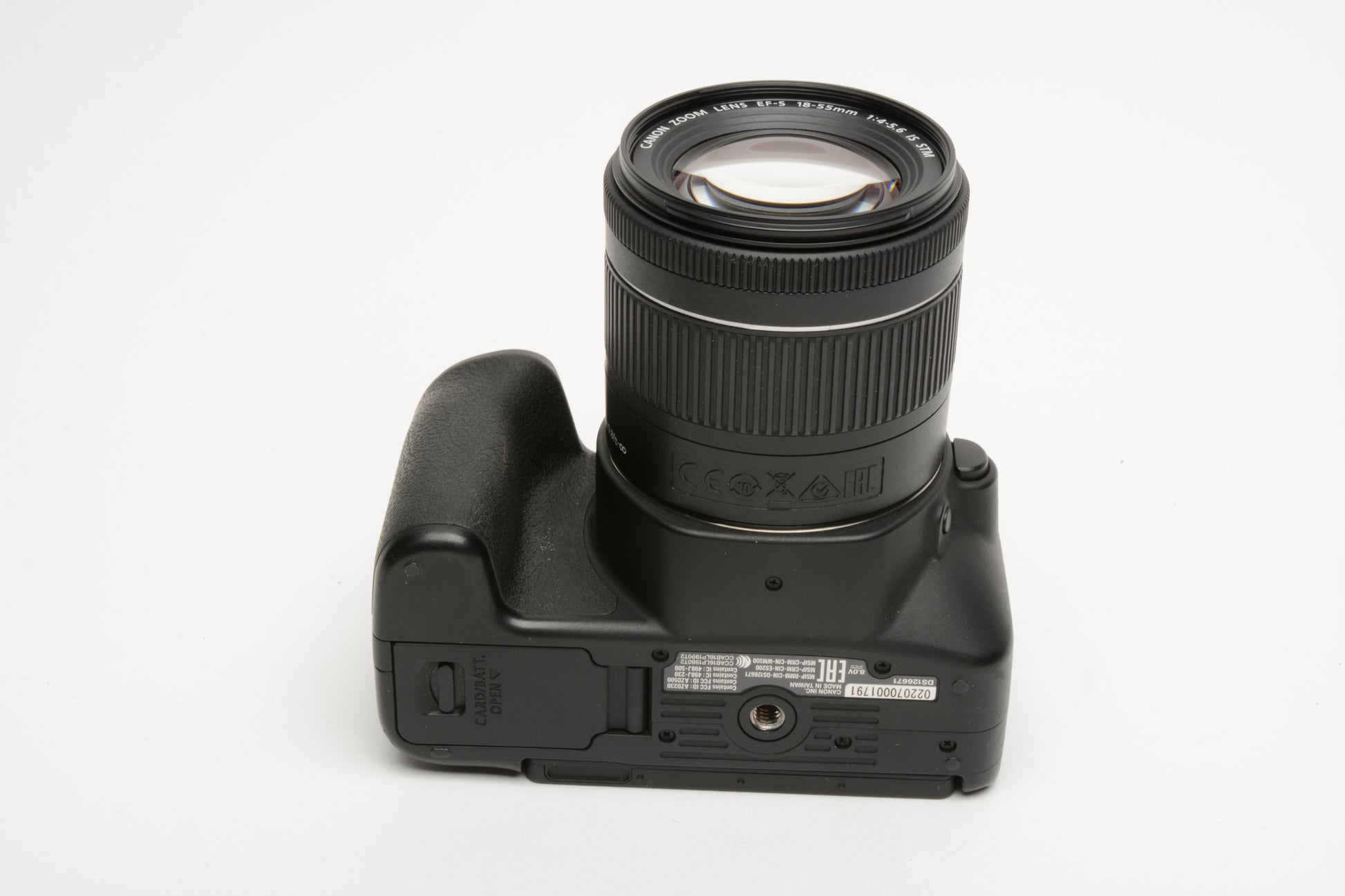 Canon EOS Rebel SL2 body, battery, charger, strap, UV, only 7147