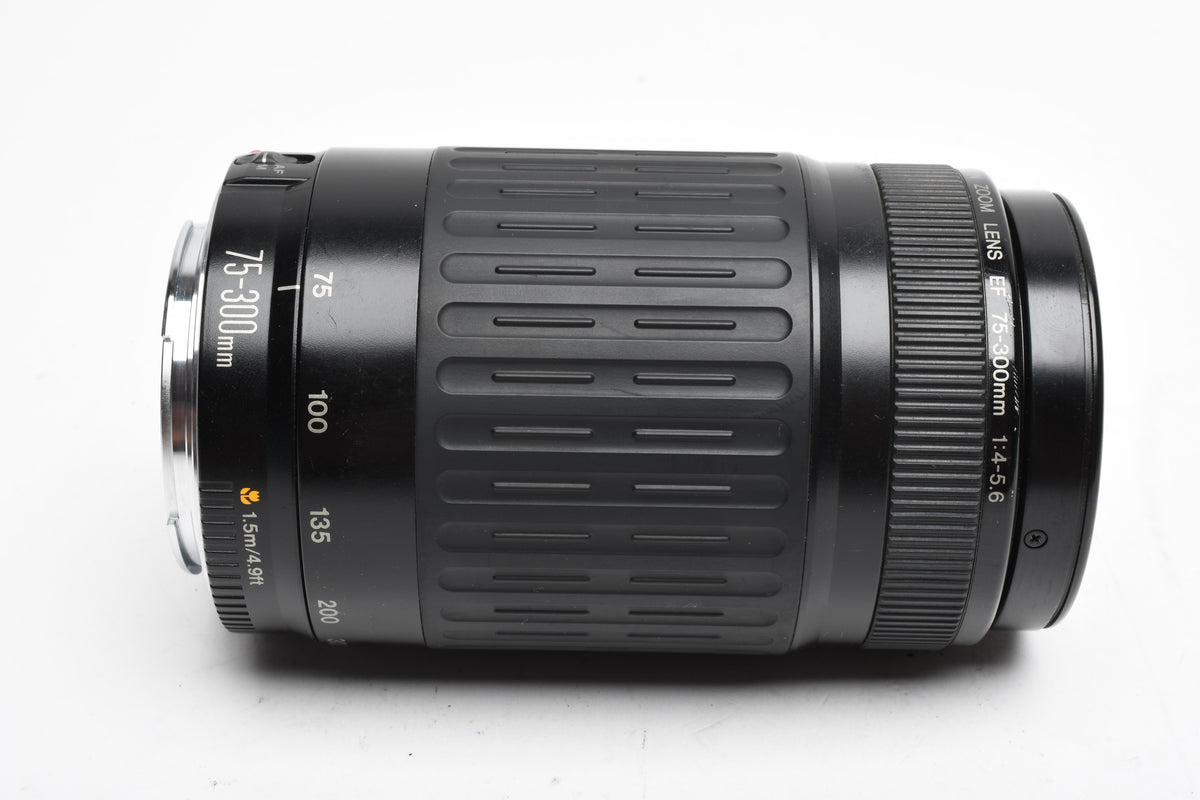Canon EF 75-300mm f4-5.6 Telephoto zoom, caps, Great!