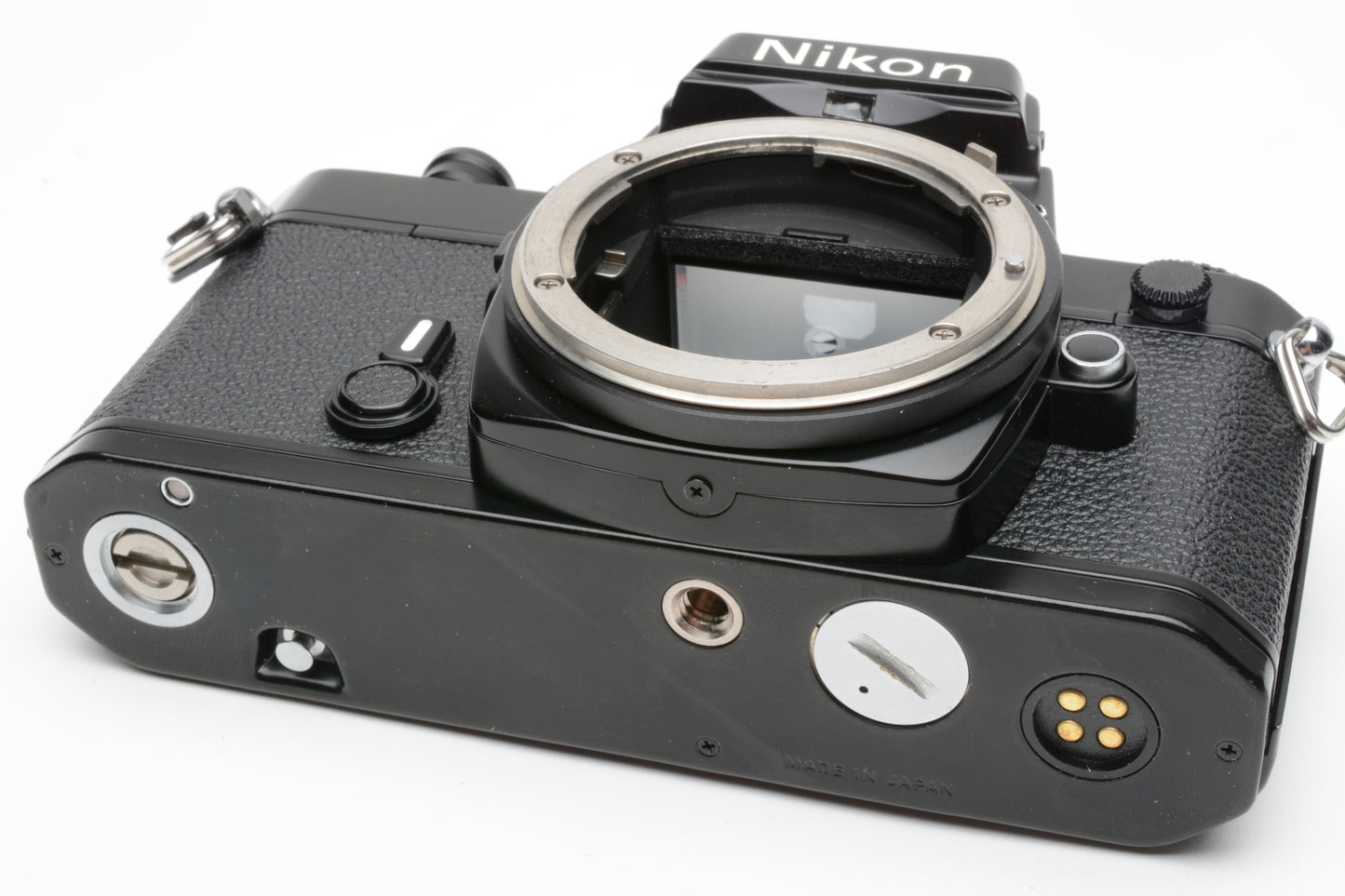 Nikon FE Black 35mm Body, Cap, Accurate, New Seals, Tested, Nice!