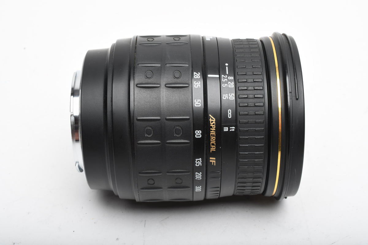 Quantaray Tamron MC LDO AF 28-300mm f3.5-6.3 Telephoto Macro Zoom Lens for Maxxum / A-Mount