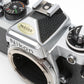 Nikon FE chrome 35mm SLR body, new seals, very clean, nice!