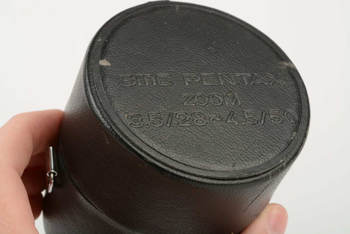 Pentax 28-50mm f3.5-4.5 fitted lens case