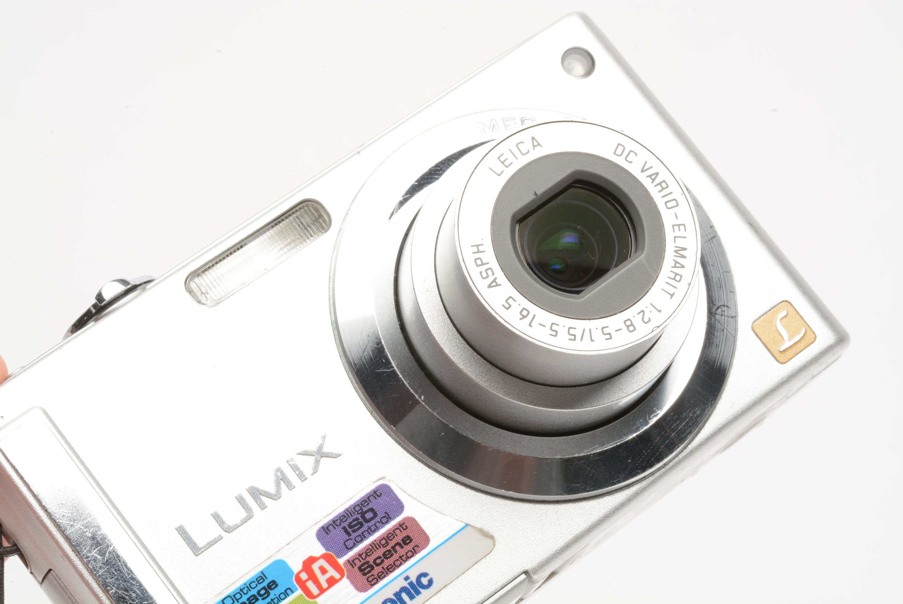 Panasonic Lumix DMC-FS3 (Silver) 6MP Digital Point&Shoot, case, strap,  batt+charger