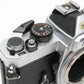 Nikon FE chrome 35mm SLR body, new seals, very clean, nice!