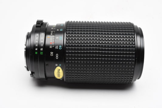 Tokina RMC 80-200mm f3.5-4.5 w/Pouch+UV, Great, Minolta MD Mount