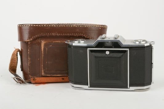 Zeiss Ikon Ikonta 35 (Model 522/24) w/Xenar 45mm f2.8, Case, Parts/Repair