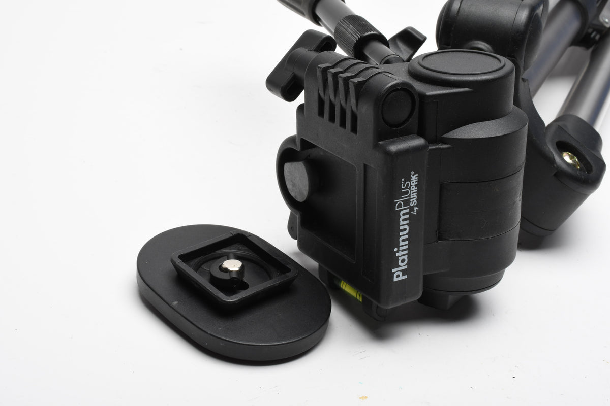 Sunpak Ultra 7500TM Tripod/Monopod with 3-way Fluid-effect Pan Head
