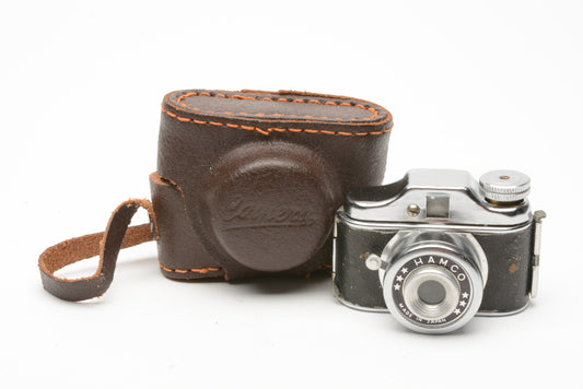 Hamco miniature camera w/case, clean
