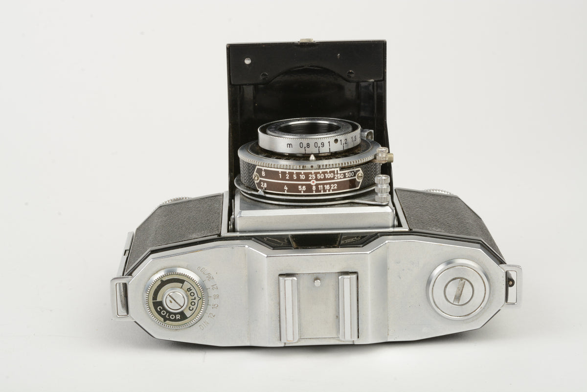 Zeiss Ikon Ikonta 35 (Model 522/24) w/Xenar 45mm f2.8, Case, Parts or Repair