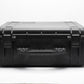 Pelican 1550 Black weatherproof case 20.7 × 17.2 × 8.4", clean, w/cut-up foam
