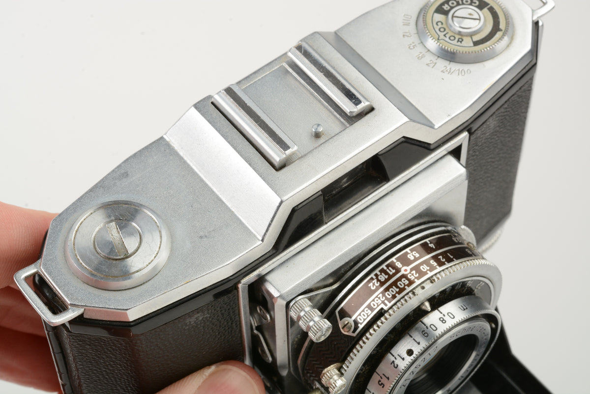 Zeiss Ikon Ikonta 35 (Model 522/24) w/Xenar 45mm f2.8, Case, Parts or Repair