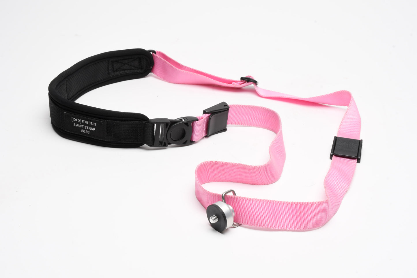 ProMaster Swift Strap Pink Neoprene camera strap #8685 w/ 1/4 20" tripod mount