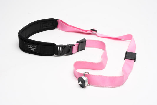 ProMaster Swift Strap Pink Neoprene camera strap #8685 w/ 1/4 20" tripod mount