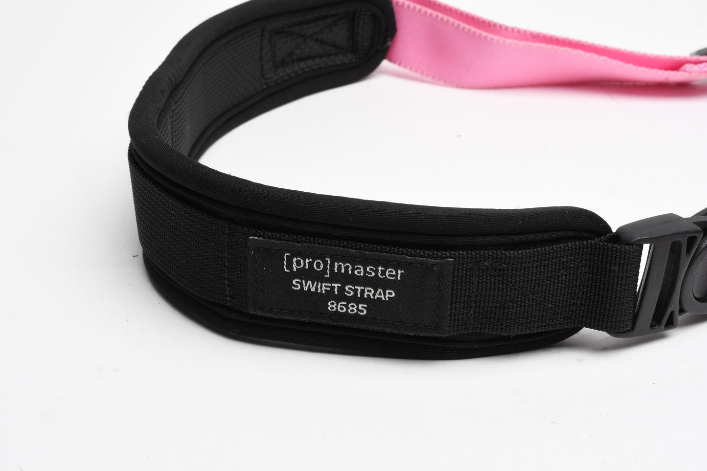 ProMaster Swift Strap Pink Neoprene camera strap #8685 w/ 1/4 20" tripod mount