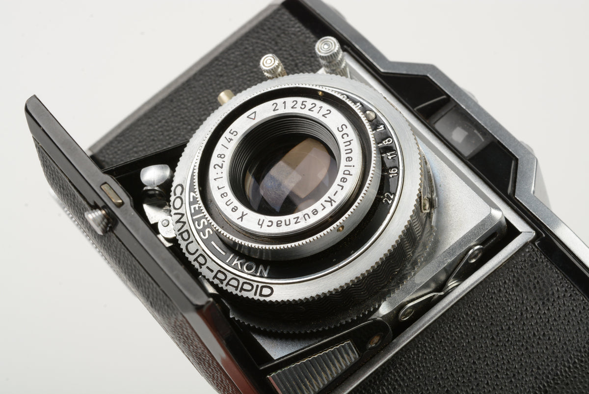 Zeiss Ikon Ikonta 35 (Model 522/24) w/Xenar 45mm f2.8, Case, Parts or Repair
